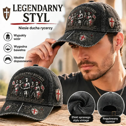 🛡️🧢 Czapka z daszkiem Guardian Knight – regulowana, oddychająca i chroniąca przed słońcem