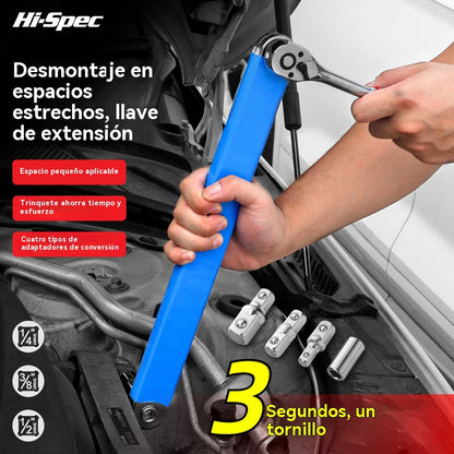 💪【Juego de 5 piezas】Llave de extensión universal ajustable multifuncional extendida, que ahorra mano de obra, de doble extremo y doble propósito.🔥 Oferta por tiempo limitado
