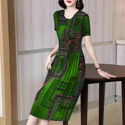 Плащане при доставка✨【S-5XL】👗 Модерна вталена рокля, ежедневна и удобна