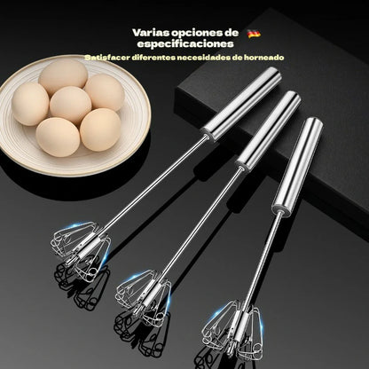 🎁Compra 1 y llévate 1 gratis🎁Batidoras de huevos semiautomáticas y manuales de acero inoxidable