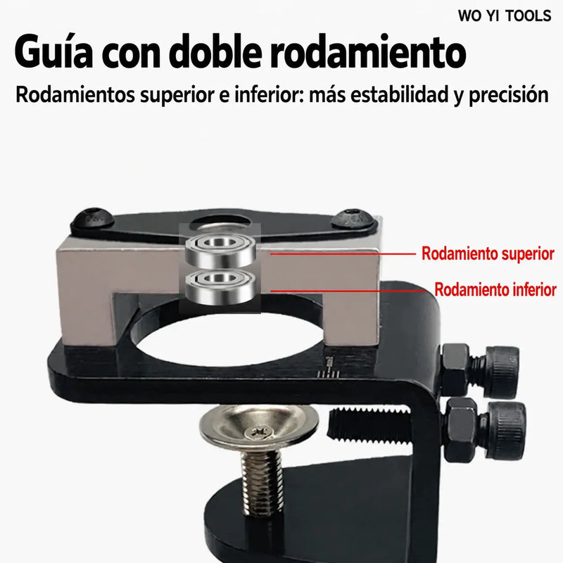 【🔥 1 juego de 6 piezas】Herramienta para perforar orificios para bisagras en madera – Guía de posicionamiento para bisagras de puertas de armario de 35 mm