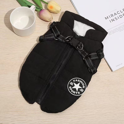 🐕‍🦺【50% de descuento】Traje de esquí de otoño/invierno para mascotas, chaqueta de algodón impermeable y cálida para perros