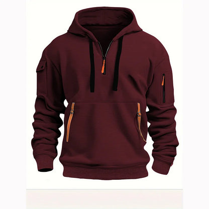 ¡Oferta Exclusiva! 🔥 Chaqueta Deportiva con Cremallera 🧥 Multibolsillos para Hombre: Estilo Diario 🛠️