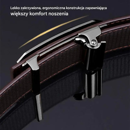 【50% OFF】Oryginalny męski pasek biznesowy z imitacji skóry krokodyla