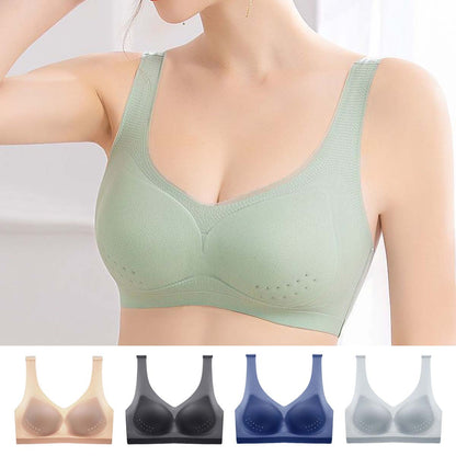 🌈🌸【M-5XL】【Kupite 3, dobijte 2 gratis】Ultra tanki grudnjak od ledene svile bez šavova