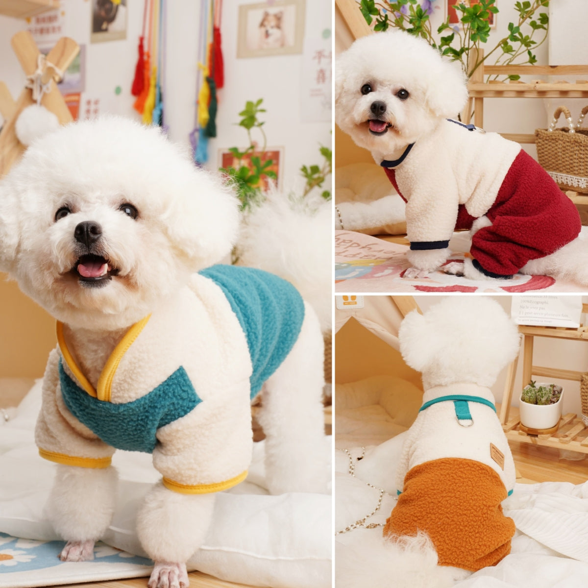 😍💘Ropa gruesa de otoño e invierno para gatos y cachorros🐶🐶