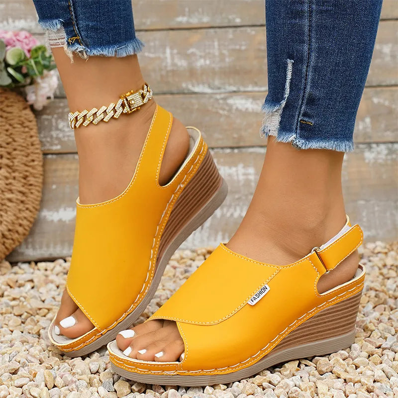 👡【36-43】Nove svestrane ženske sandale s platformom i klinom
