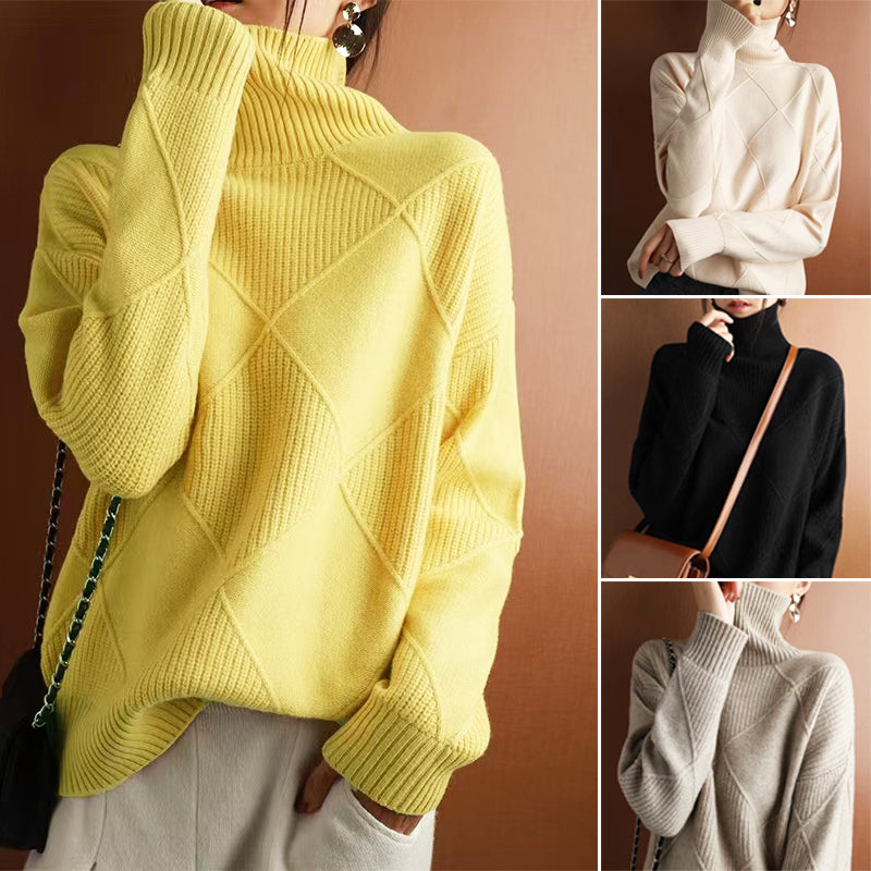 🔥💟 🔥【S-2XL】Nova ženska kašmirska dolčevita za jesen i zimu 2025., široka verzija, moderna i svestrana