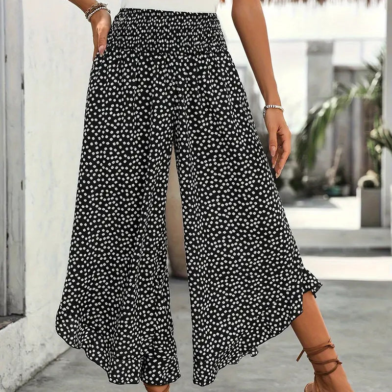 ⏳Oferta limitada⏰ Pantalón fluido de cintura alta para mujer – Cómodo, favorecedor y elegante