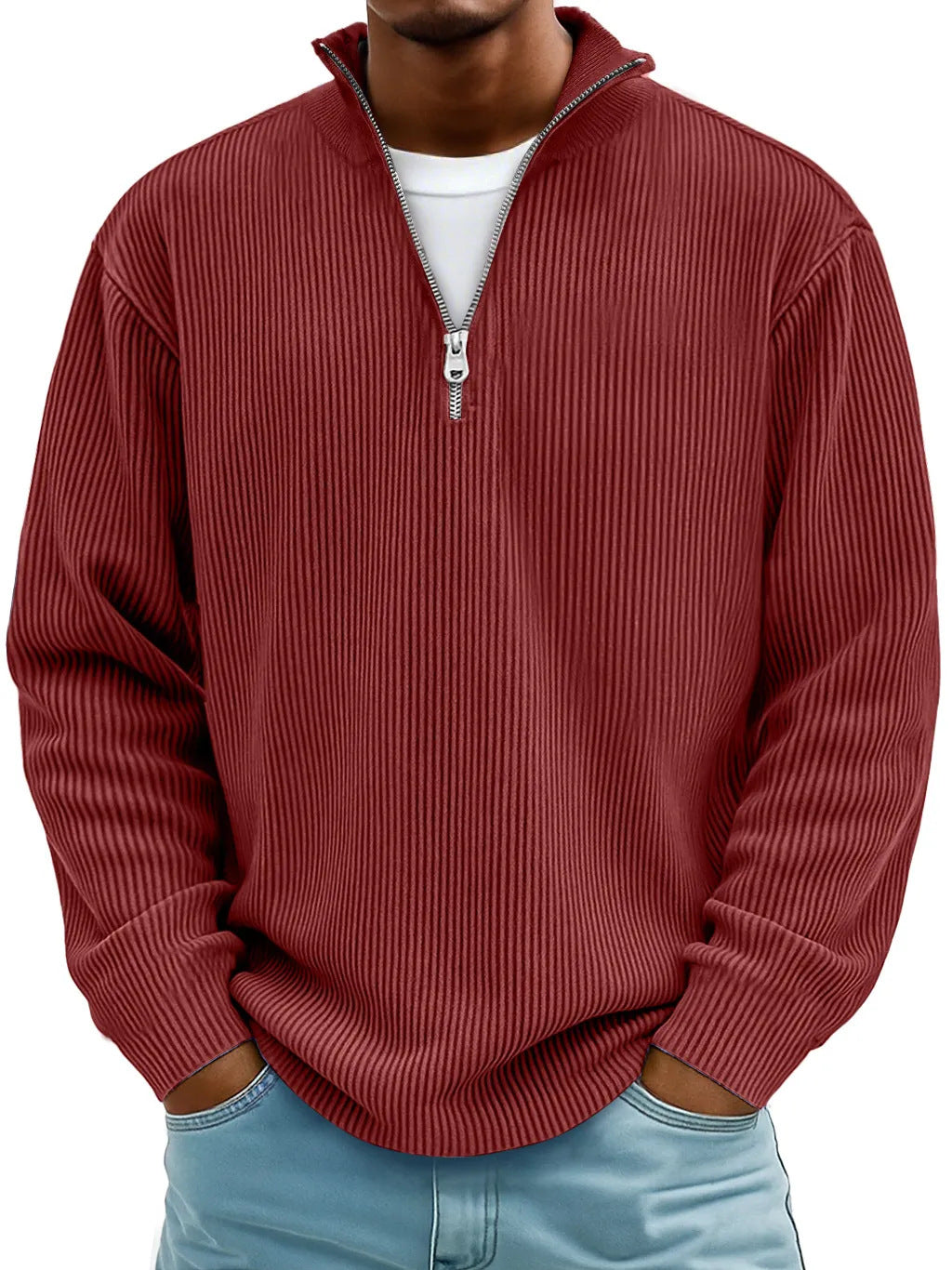 🔥【S-5XL】Sudadera nueva de hombre con cuello alto para primavera 2026