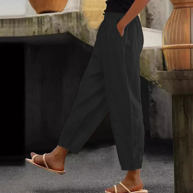 😍Zadnji dan promocije - 50% popusta💕【S-5XL】Ženske ležerne hlače od pamuka i lana