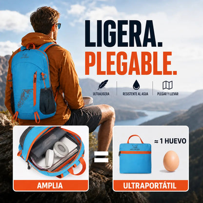 🏆 ¡Precio especial del último día! 🎒 Mochila de camping plegable y resistente al agua