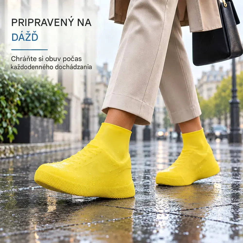 Kúp jeden a druhý dostaneš zadarmo! Nenechajte si zmoknúť tenisky! Odolné a vodeodolné návleky na topánky: protišmykové a kompaktné, ideálne na nosenie 🌧️