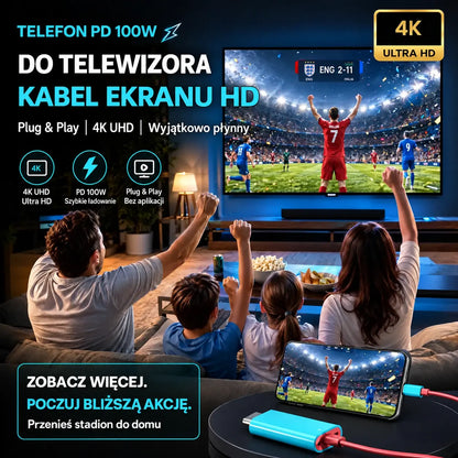 🔥 OFERTA LIMITOWANA: 50% ZNIŻKI! 🔥 Adapter USB-C do HDMI do Nintendo Switch
