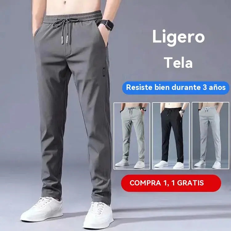 🔥😎 【M-5XL】Nuevos pantalones casuales elásticos para hombre 2026, cómodos y con estilo.