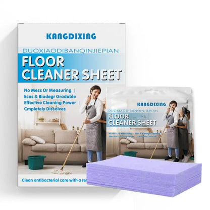 🧹✨【4 paquetes, 240 hojas】Láminas limpiadoras solubles para suelos de madera, laminados y azulejos