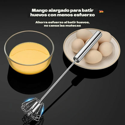 🎁Compra 1 y llévate 1 gratis🎁Batidoras de huevos semiautomáticas y manuales de acero inoxidable