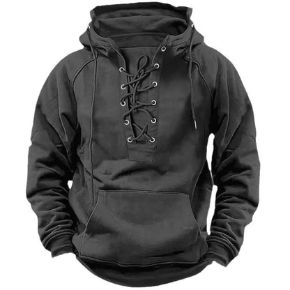 【S-3XL】Nueva sudadera con capucha holgada para hombre, otoño/invierno
