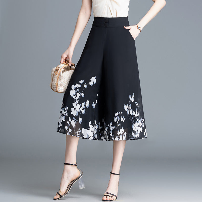 Płatność przy odbiorze🔥2026 Nowe damskie letnie spodnie Cienkie szyfonowe spodnie casualowe z wysokim stanem (40 kg-90 kg)