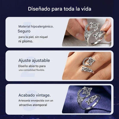Anillo de nudo celta en plata de ley S925
