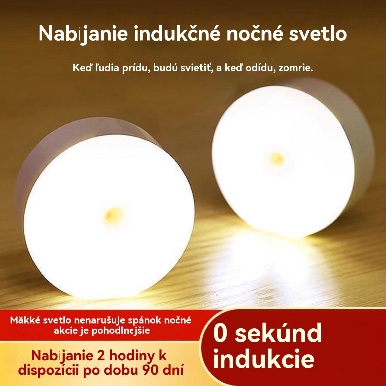 🏡💡【Kúpte 1 a získajte 1 zadarmo】🔥Inteligentné LED svetlo so snímaním ľudského tela, ľahko sa nabíja a je praktické