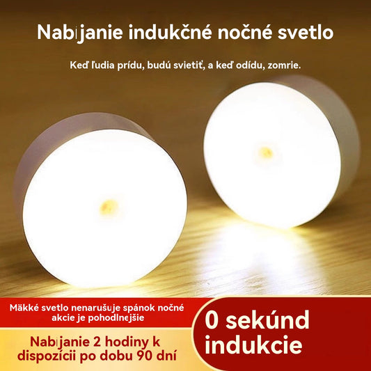 🏡💡【Kúpte 1 a získajte 1 zadarmo】🔥Inteligentné LED svetlo so snímaním ľudského tela, ľahko sa nabíja a je praktické