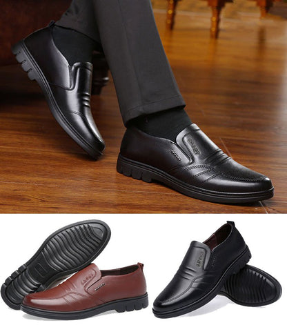 🏆Cumpărați 1 obțineți 1 gratuit👞【39-44】2025 pantofi sport casual pentru bărbați, din piele naturală, cu talpă moale, antiderapantă, respirabilă