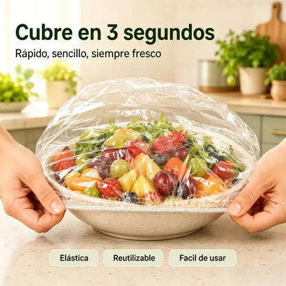 🔥(300 unidades) 🍽️Funda de plástico antibacteriana extragrande y gruesa apta para uso alimentario