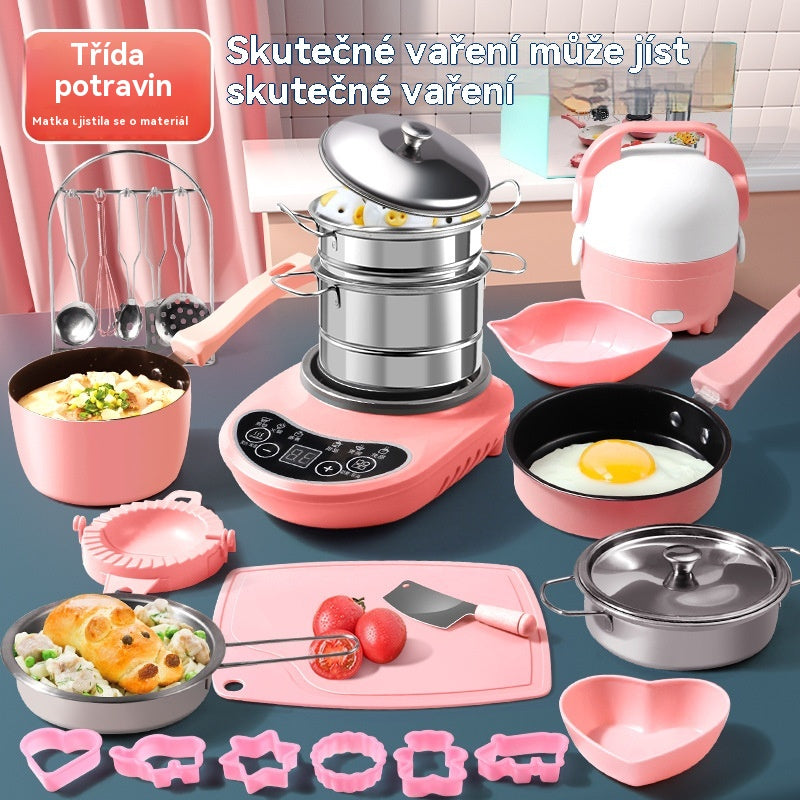 🔥 ZĽAVA 50%! 🎁 Naozajstná detská minikuchynská súprava na varenie🍳✨