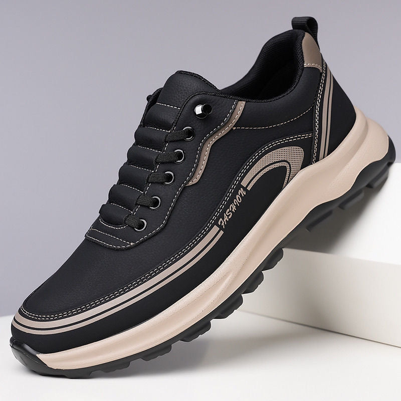 【Tallas 39-45】Zapatillas de piel impermeables y resistentes a las manchas con suelas suaves y cómodas