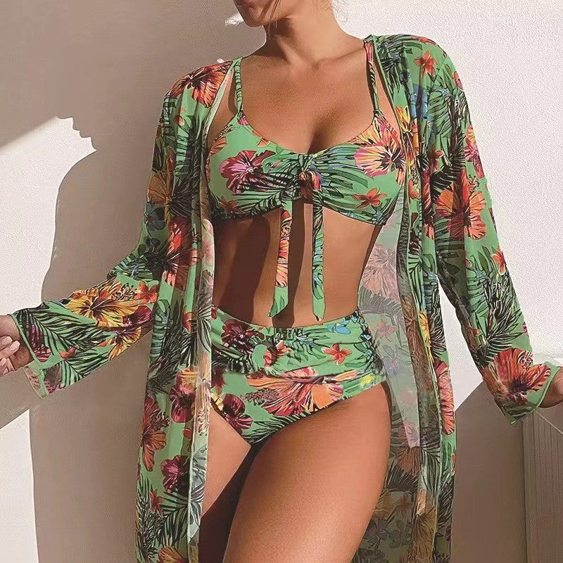 👙☀️【S-2XL】Нов комплект бански от 3 части 2026