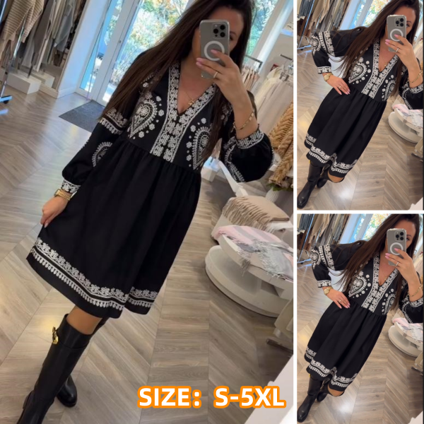 🔥🔥【S-3XL】🥰Нова рокля от 2026 г., висококачествена, удобна и стилна
