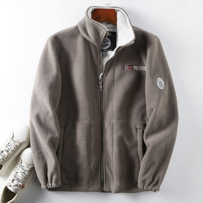 ❄️🧥【S-3XL】 Ανδρικό ζεστό βαμβακερό παλτό casual μάλλινο μπουφάν διπλής όψης_4120740