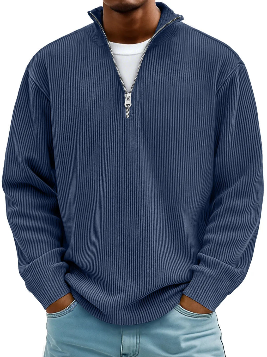🔥【S-5XL】Sudadera nueva de hombre con cuello alto para primavera 2026