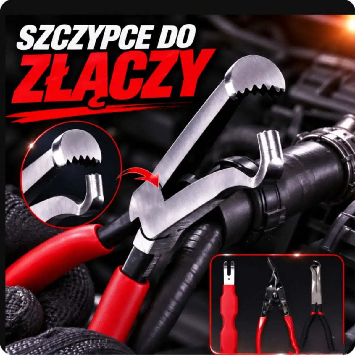 【3 sztuki】Zestaw wielofunkcyjnych szczypiec do napraw samochodowych