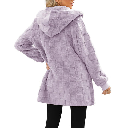 🌸☃️【Vremenski ograničena ponuda】❄️[S-5XL]🌸2025 Novi karirani kardigan od flisa za žene, ležerna jakna