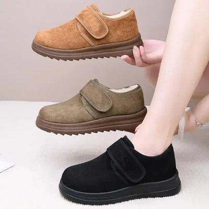 🏆50% de descuento🔥【Tallas 36-41】Botas de invierno cortas para mujer: elegantes, con suelas suaves aptas para la nieve.