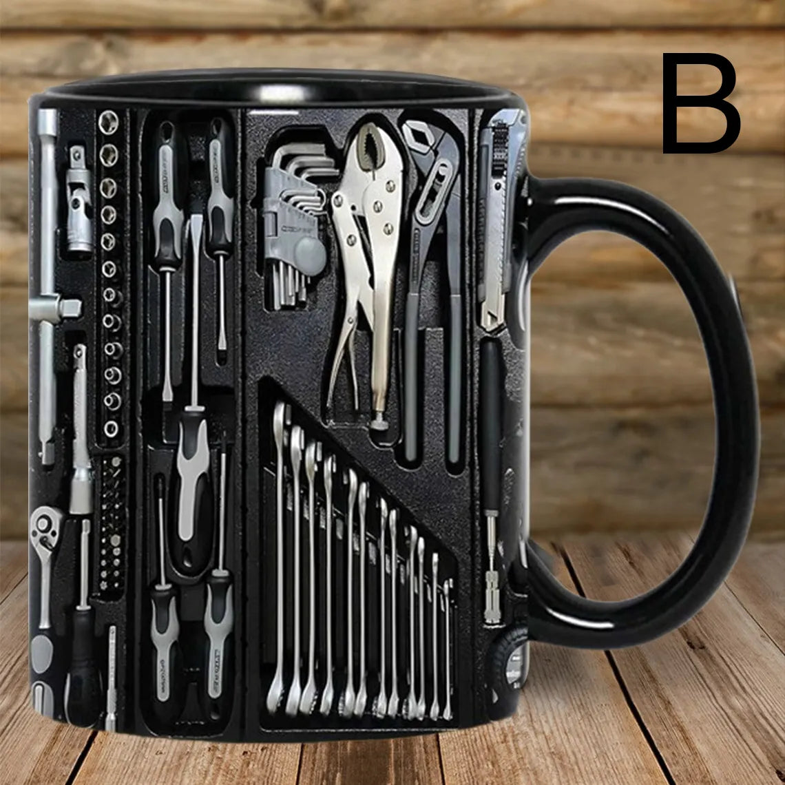 🛠️☕Уникален 3D комплект инструменти за механик - чаша за кафе