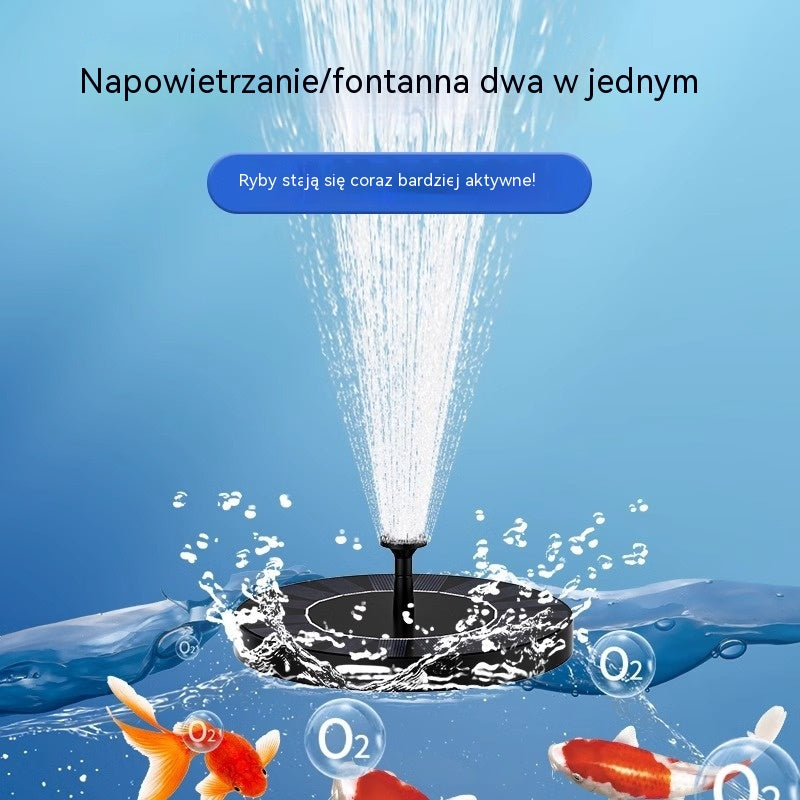 Płatność przy odbiorze💥Fontanna wody zasilana energią słoneczną