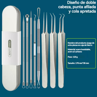 💓 Nuevo modelo 2026: 💥 Juego de pinzas para puntos negros de grado médico