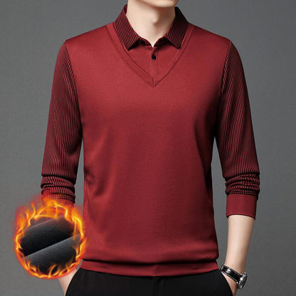 🔥【Vremenski ograničena promocija】💥Muška ležerna poslovna topla košulja