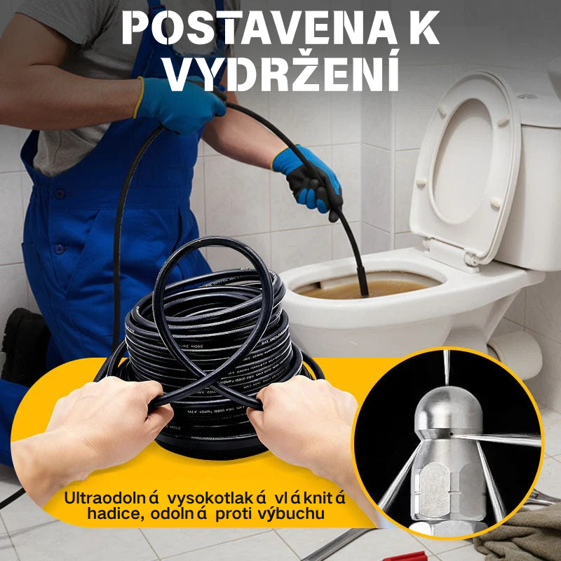 🔗Narzędzie do czyszczenia śmieci podłączane do myjni samochodowej 🚰Odkurzacz do śmieci w łazience/kuchni 🧹Silny strumień wody do szybkiego uwalniania, odporny na wysokie ciśnienie i szczelny 💧Niezbędny w każdym domu
