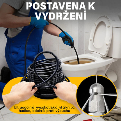 🔗Narzędzie do czyszczenia śmieci podłączane do myjni samochodowej 🚰Odkurzacz do śmieci w łazience/kuchni 🧹Silny strumień wody do szybkiego uwalniania, odporny na wysokie ciśnienie i szczelny 💧Niezbędny w każdym domu
