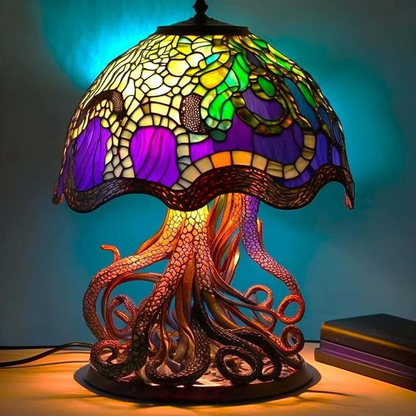 🔥 🍄Stolna lampa od vitraja Gljiva iz serije Plant🎉
