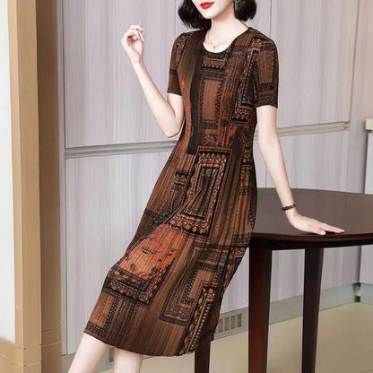 Плащане при доставка✨【S-5XL】👗 Модерна вталена рокля, ежедневна и удобна