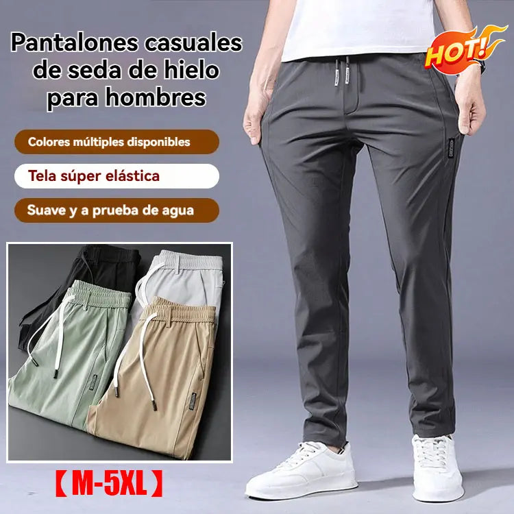 🔥😎 【M-5XL】Nuevos pantalones casuales elásticos para hombre 2026, cómodos y con estilo.