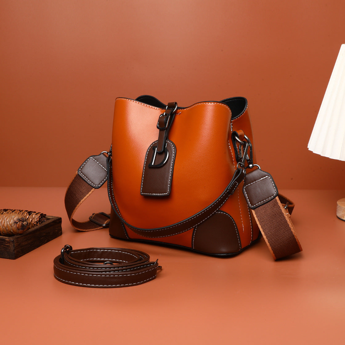 🔥👜 Bolso de cuero genuino para mujer Multifuncional · Alta calidad · Incluye 3 correas