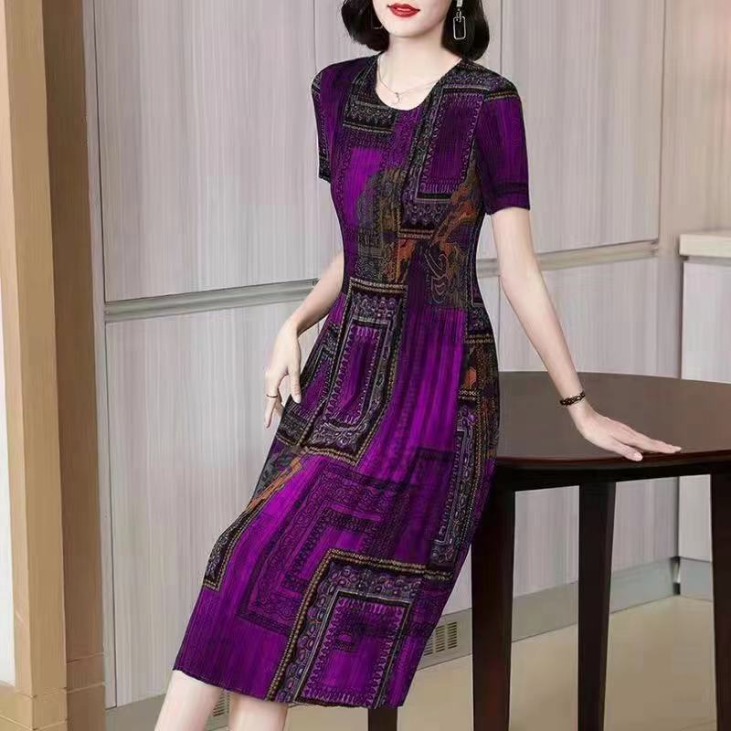 Плащане при доставка✨【S-5XL】👗 Модерна вталена рокля, ежедневна и удобна