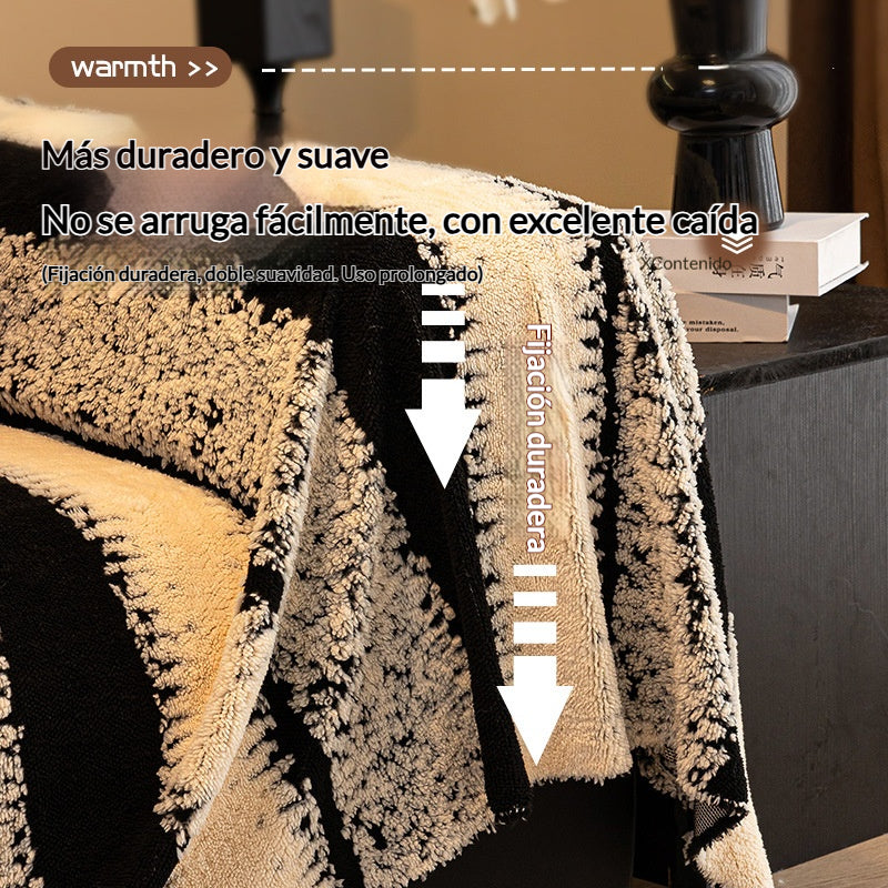 🛋️Oferta especial de Navidad para madrugadores:🎉 funda de sofá suave y antideslizante de felpa🍂【180*150cm】