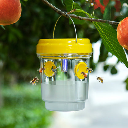 🐝☀️Соларен капан за оси за дворове и градини 🔋🌿 – Високоефективен, презареждаем, устойчив на атмосферни условия, покрива до 500 кв. м.